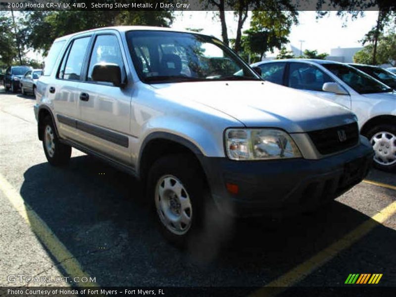 Sebring Silver Metallic / Dark Gray 2000 Honda CR-V LX 4WD