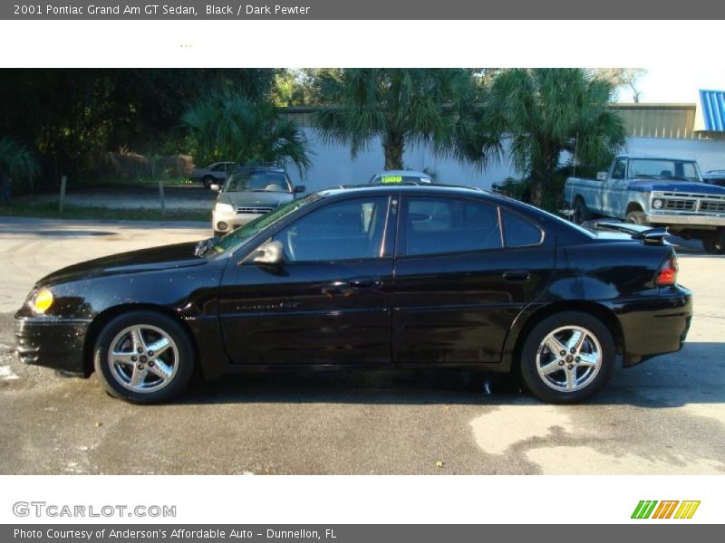 Black / Dark Pewter 2001 Pontiac Grand Am GT Sedan