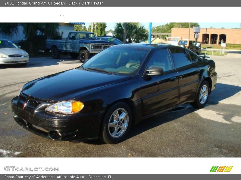 Black / Dark Pewter 2001 Pontiac Grand Am GT Sedan