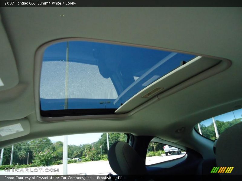 Summit White / Ebony 2007 Pontiac G5