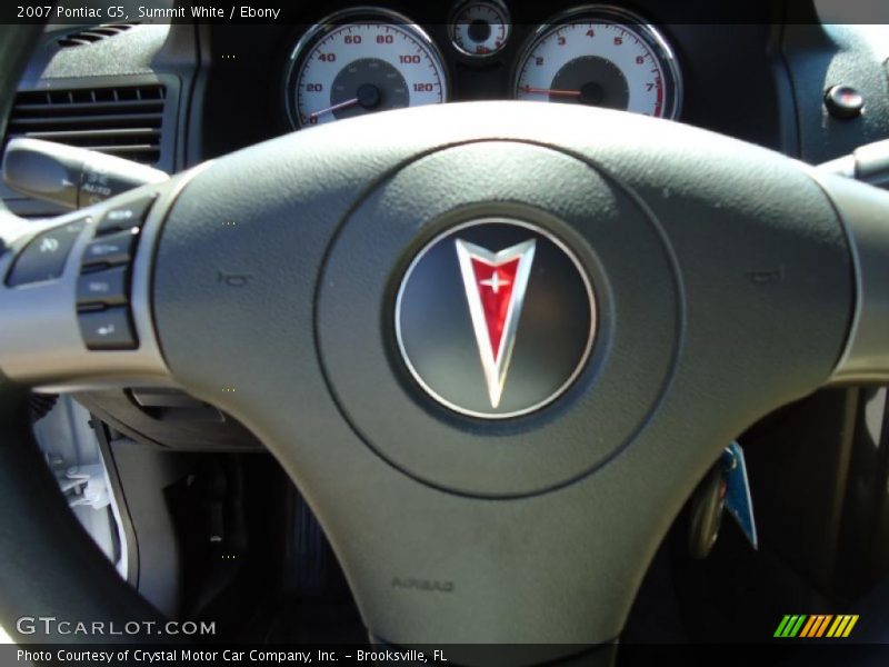 Summit White / Ebony 2007 Pontiac G5