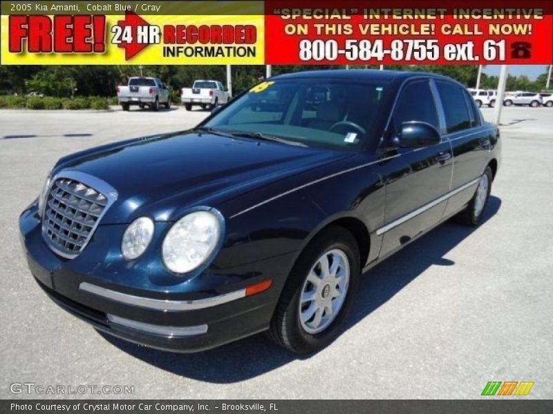 Cobalt Blue / Gray 2005 Kia Amanti