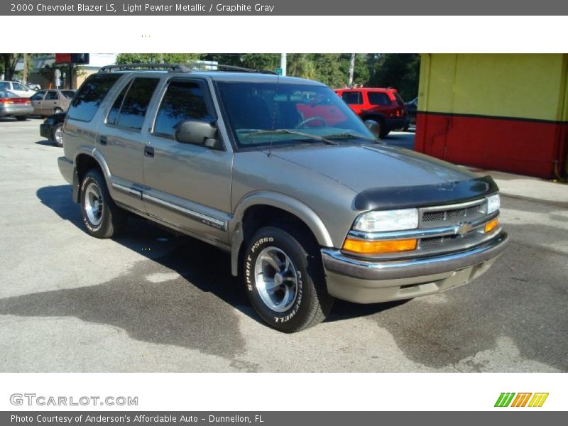 Light Pewter Metallic / Graphite Gray 2000 Chevrolet Blazer LS