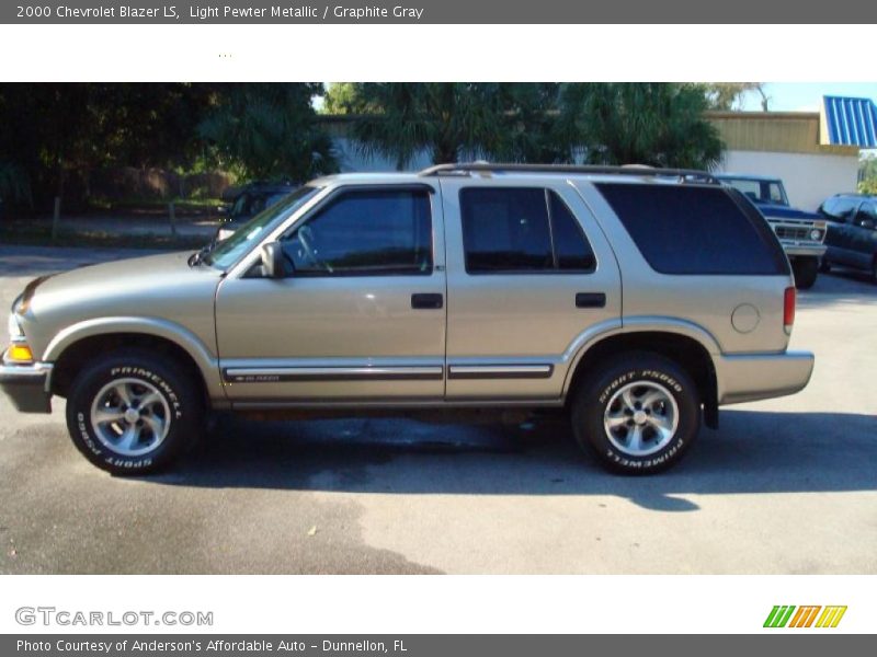 Light Pewter Metallic / Graphite Gray 2000 Chevrolet Blazer LS