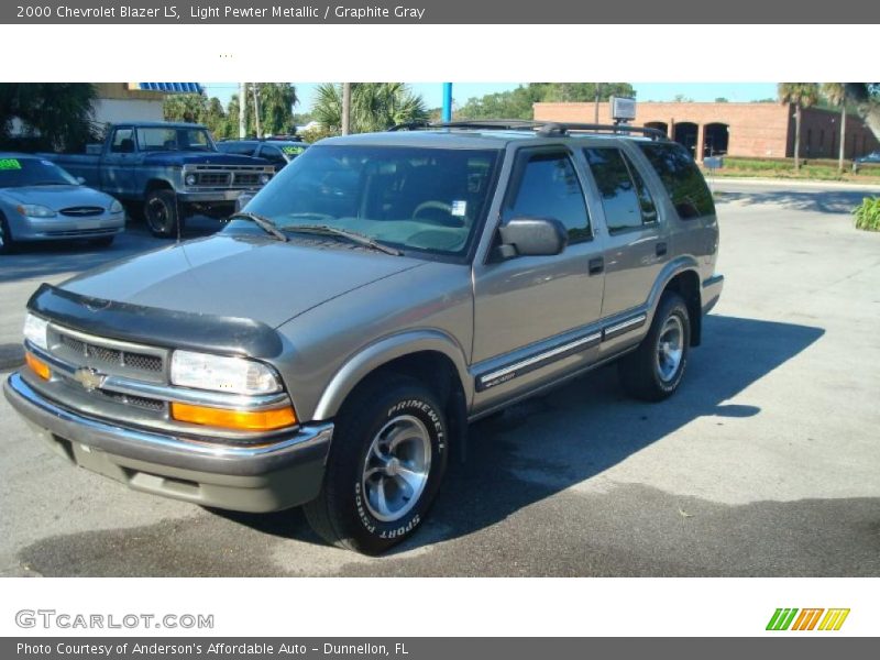 Light Pewter Metallic / Graphite Gray 2000 Chevrolet Blazer LS