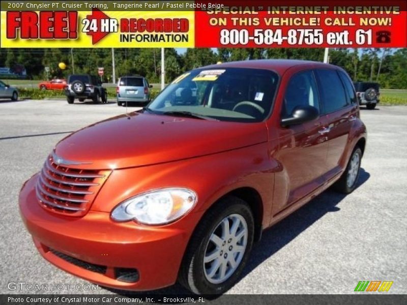 Tangerine Pearl / Pastel Pebble Beige 2007 Chrysler PT Cruiser Touring