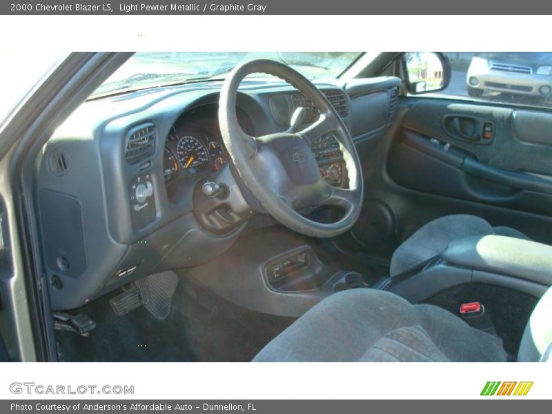 Light Pewter Metallic / Graphite Gray 2000 Chevrolet Blazer LS