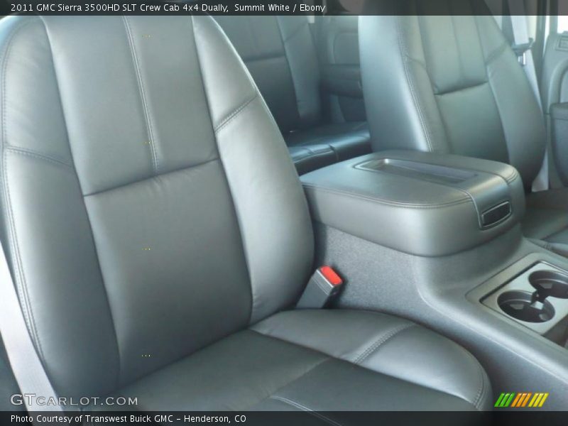 Summit White / Ebony 2011 GMC Sierra 3500HD SLT Crew Cab 4x4 Dually