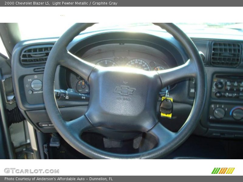 Light Pewter Metallic / Graphite Gray 2000 Chevrolet Blazer LS