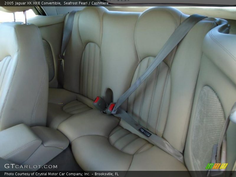 Seafrost Pearl / Cashmere 2005 Jaguar XK XK8 Convertible
