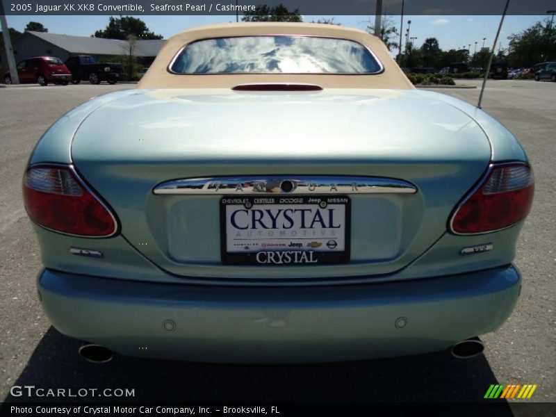 Seafrost Pearl / Cashmere 2005 Jaguar XK XK8 Convertible