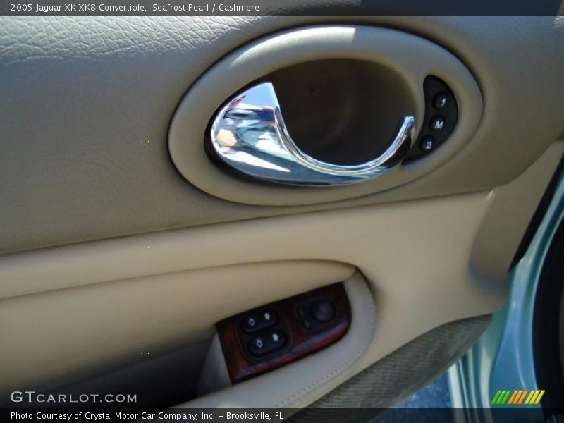 Seafrost Pearl / Cashmere 2005 Jaguar XK XK8 Convertible