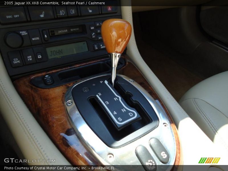 Seafrost Pearl / Cashmere 2005 Jaguar XK XK8 Convertible