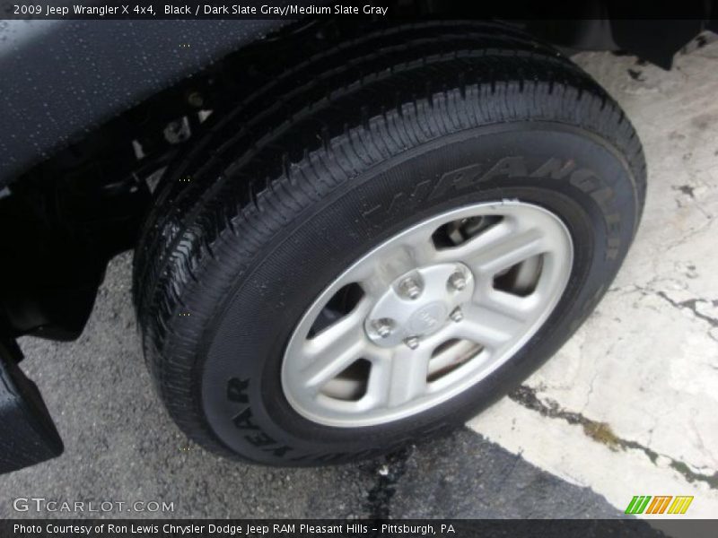 Black / Dark Slate Gray/Medium Slate Gray 2009 Jeep Wrangler X 4x4