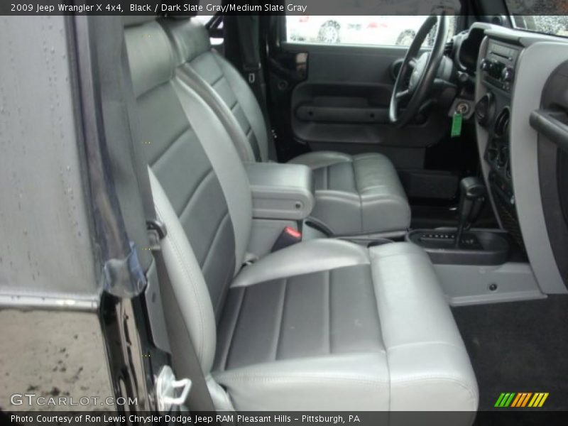 Black / Dark Slate Gray/Medium Slate Gray 2009 Jeep Wrangler X 4x4