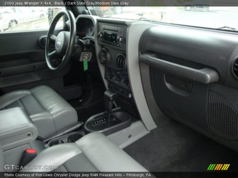 Black / Dark Slate Gray/Medium Slate Gray 2009 Jeep Wrangler X 4x4