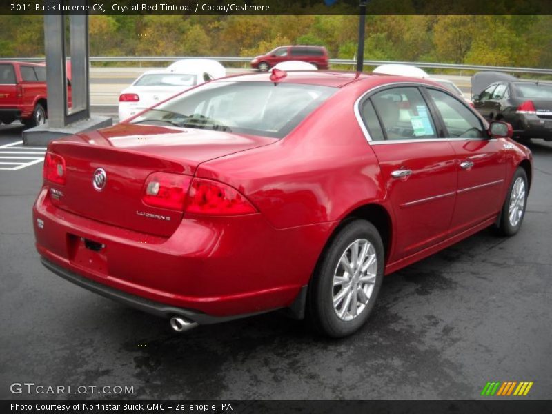 Crystal Red Tintcoat / Cocoa/Cashmere 2011 Buick Lucerne CX