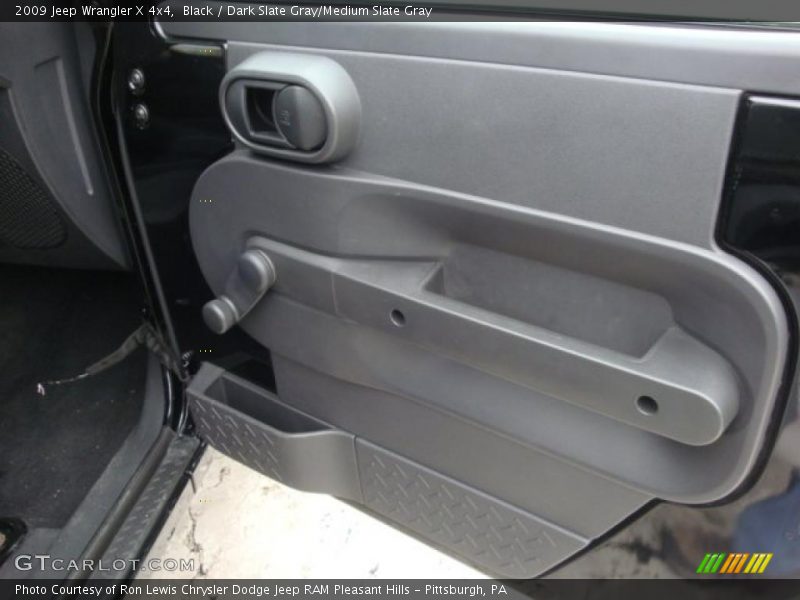 Black / Dark Slate Gray/Medium Slate Gray 2009 Jeep Wrangler X 4x4