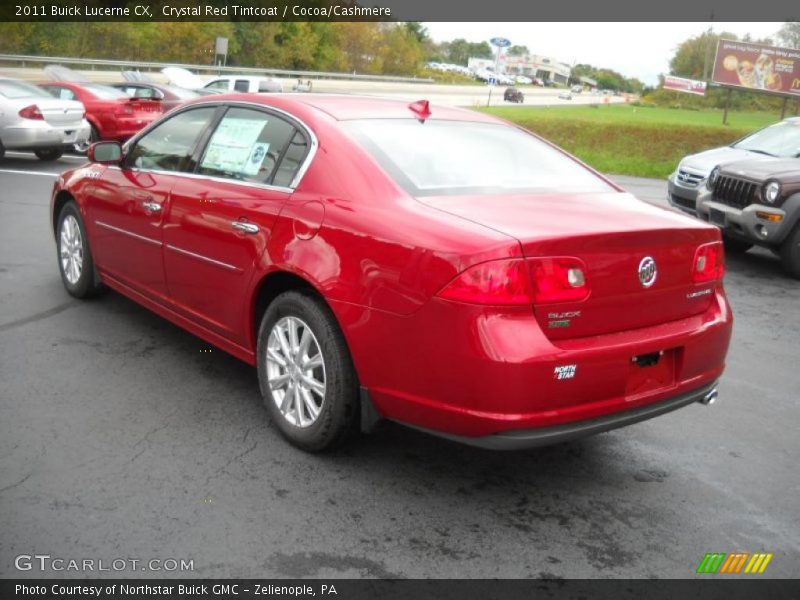 Crystal Red Tintcoat / Cocoa/Cashmere 2011 Buick Lucerne CX