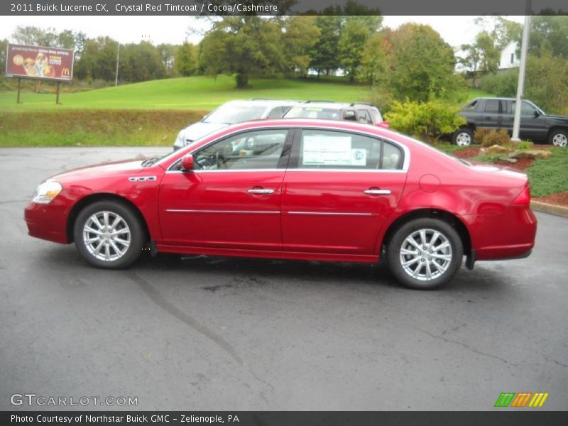 Crystal Red Tintcoat / Cocoa/Cashmere 2011 Buick Lucerne CX