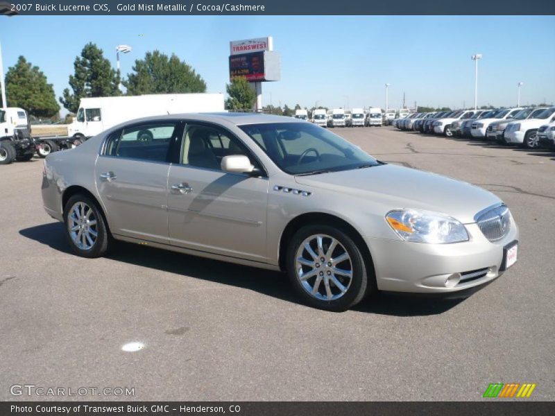 Gold Mist Metallic / Cocoa/Cashmere 2007 Buick Lucerne CXS