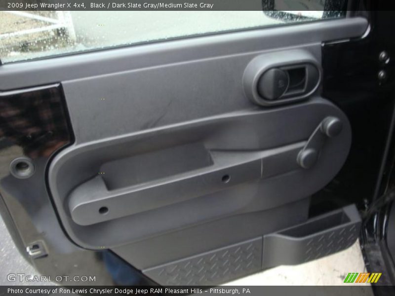 Black / Dark Slate Gray/Medium Slate Gray 2009 Jeep Wrangler X 4x4