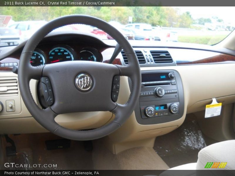 Crystal Red Tintcoat / Cocoa/Cashmere 2011 Buick Lucerne CX