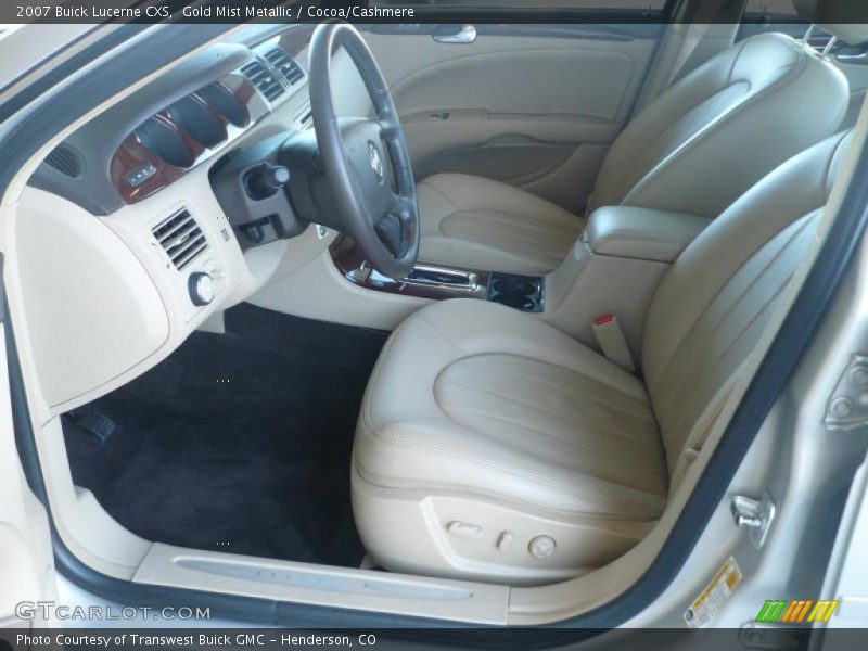 Gold Mist Metallic / Cocoa/Cashmere 2007 Buick Lucerne CXS