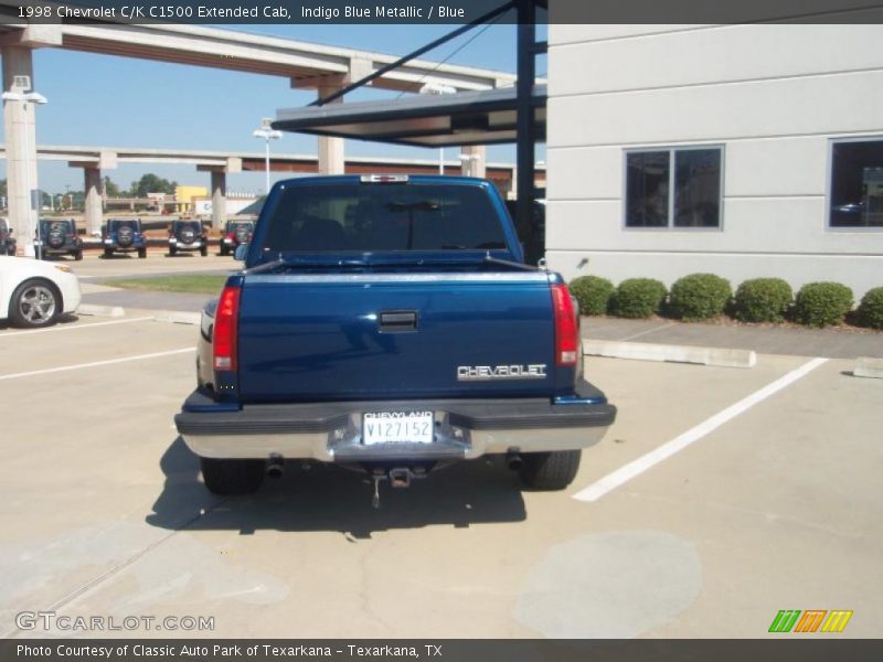 Indigo Blue Metallic / Blue 1998 Chevrolet C/K C1500 Extended Cab