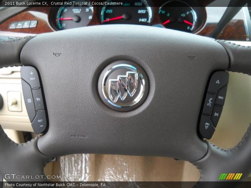 Crystal Red Tintcoat / Cocoa/Cashmere 2011 Buick Lucerne CX