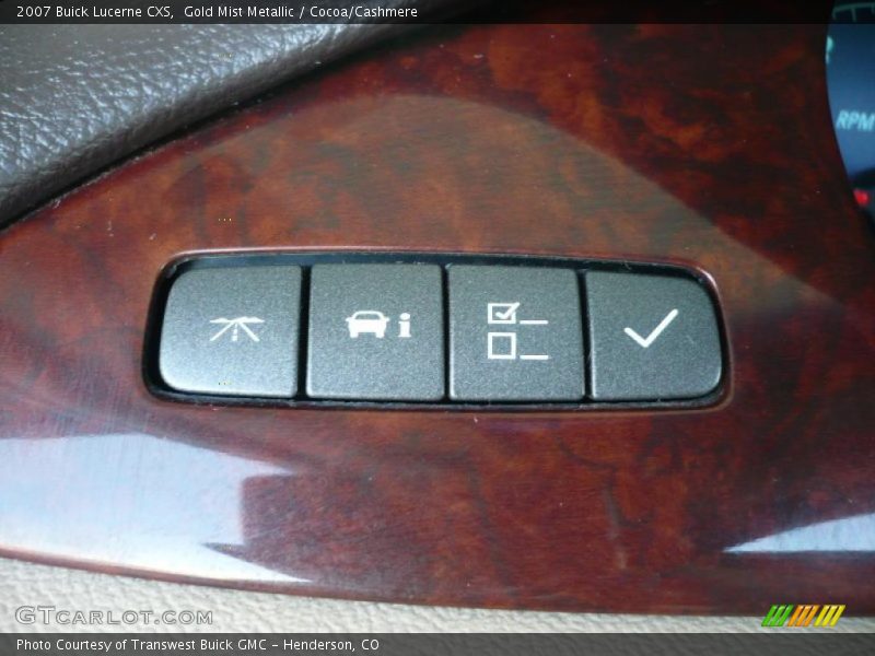 Gold Mist Metallic / Cocoa/Cashmere 2007 Buick Lucerne CXS