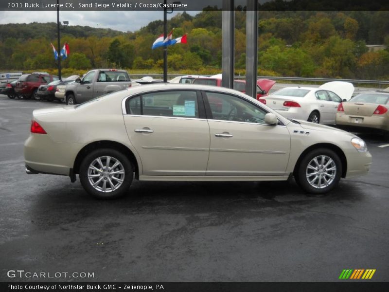 Sand Beige Metallic / Cocoa/Cashmere 2011 Buick Lucerne CX
