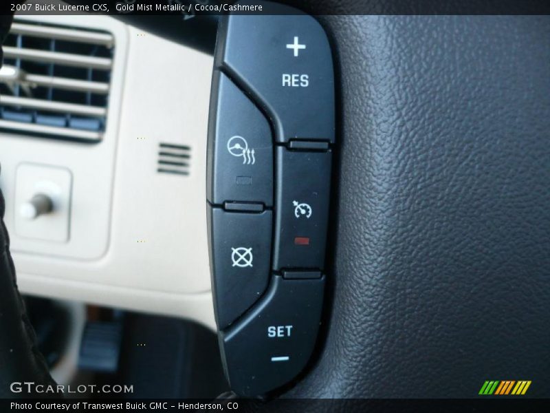 Gold Mist Metallic / Cocoa/Cashmere 2007 Buick Lucerne CXS