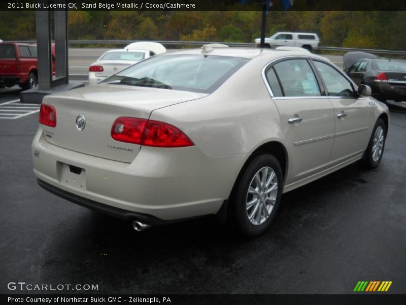 Sand Beige Metallic / Cocoa/Cashmere 2011 Buick Lucerne CX