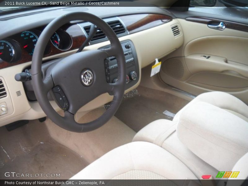 Sand Beige Metallic / Cocoa/Cashmere 2011 Buick Lucerne CX