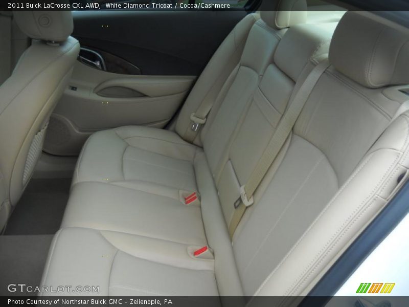 White Diamond Tricoat / Cocoa/Cashmere 2011 Buick LaCrosse CXL AWD