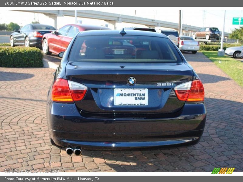 Monaco Blue Metallic / Beige 2006 BMW 3 Series 325i Sedan