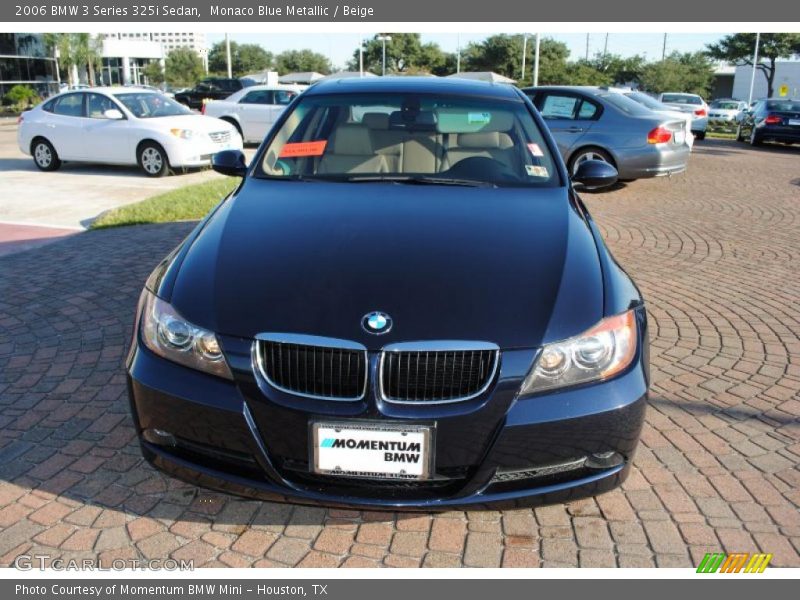 Monaco Blue Metallic / Beige 2006 BMW 3 Series 325i Sedan