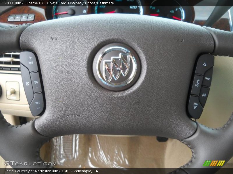 Crystal Red Tintcoat / Cocoa/Cashmere 2011 Buick Lucerne CX