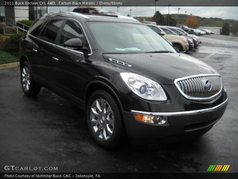Carbon Black Metallic / Ebony/Ebony 2011 Buick Enclave CXL AWD