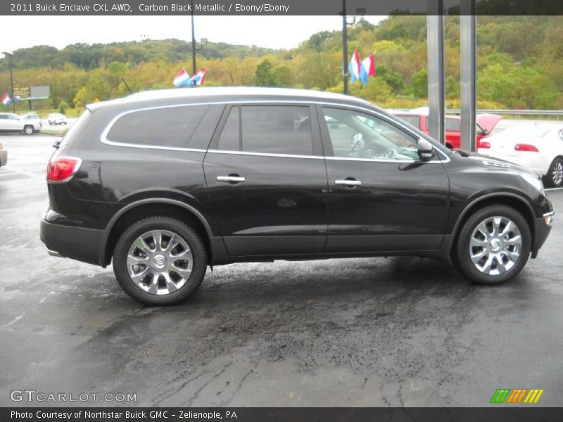 Carbon Black Metallic / Ebony/Ebony 2011 Buick Enclave CXL AWD