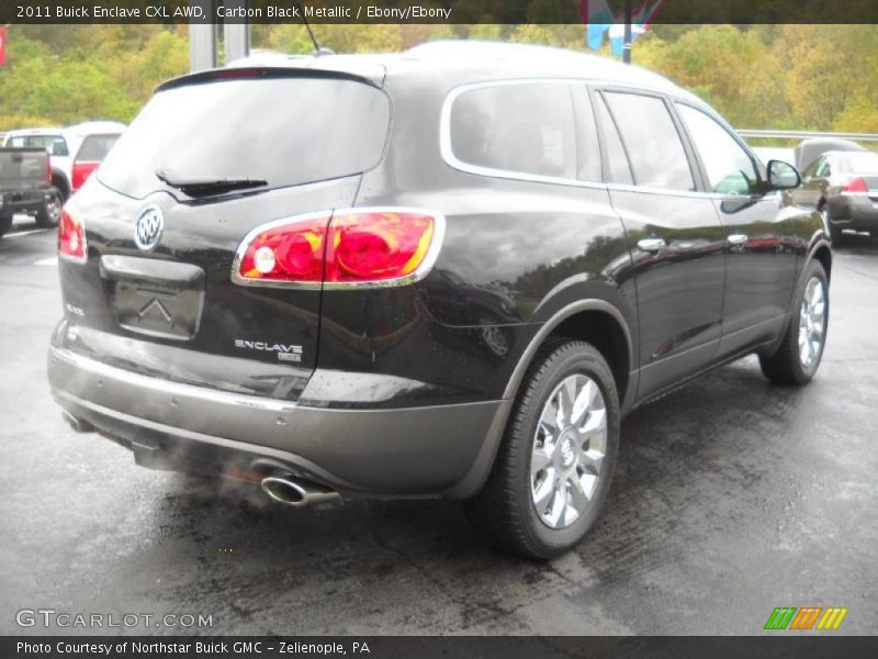 Carbon Black Metallic / Ebony/Ebony 2011 Buick Enclave CXL AWD