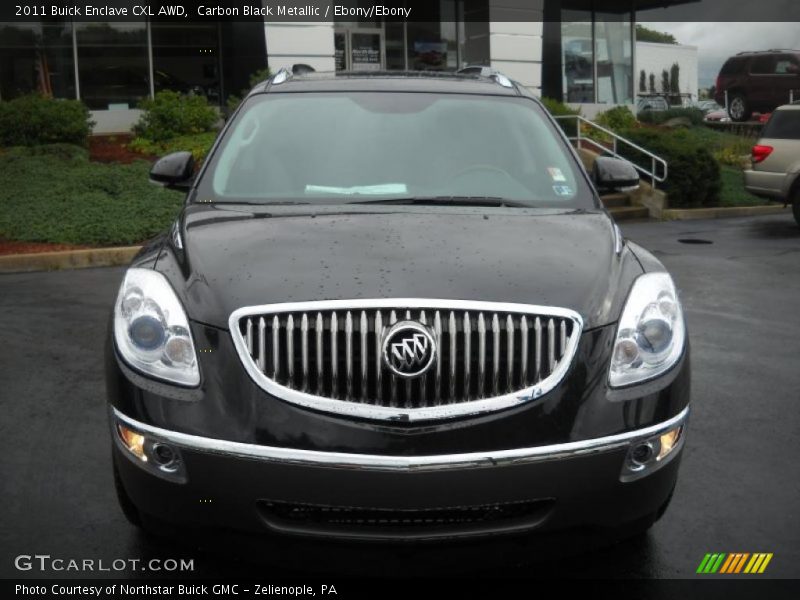 Carbon Black Metallic / Ebony/Ebony 2011 Buick Enclave CXL AWD