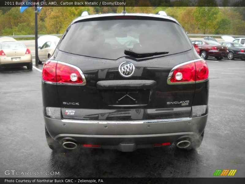 Carbon Black Metallic / Ebony/Ebony 2011 Buick Enclave CXL AWD