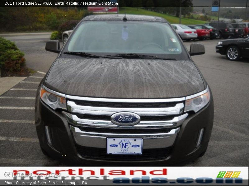 Earth Metallic / Medium Light Stone 2011 Ford Edge SEL AWD