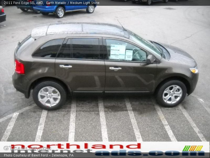 Earth Metallic / Medium Light Stone 2011 Ford Edge SEL AWD