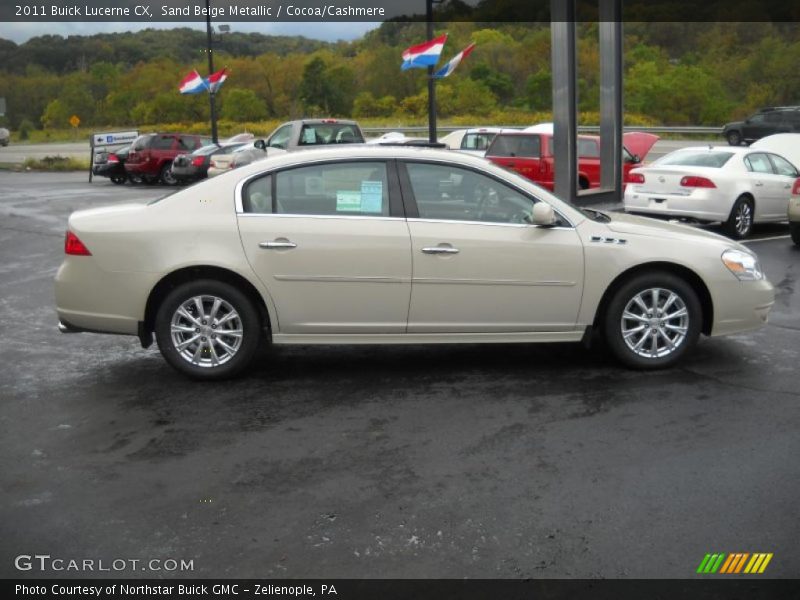 Sand Beige Metallic / Cocoa/Cashmere 2011 Buick Lucerne CX