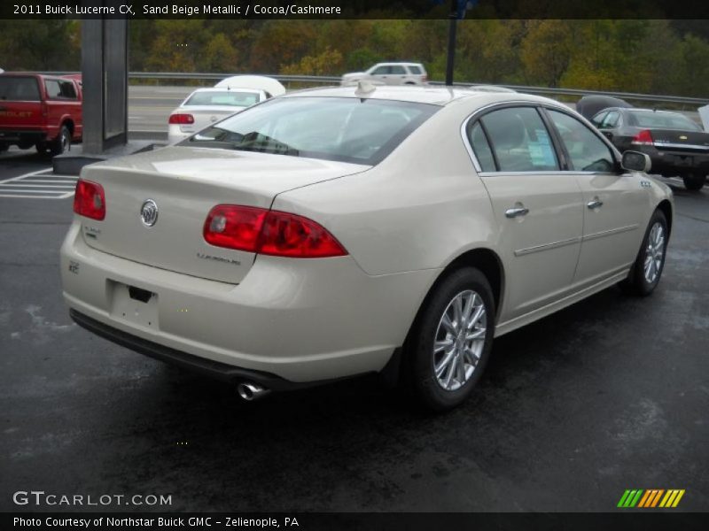 Sand Beige Metallic / Cocoa/Cashmere 2011 Buick Lucerne CX
