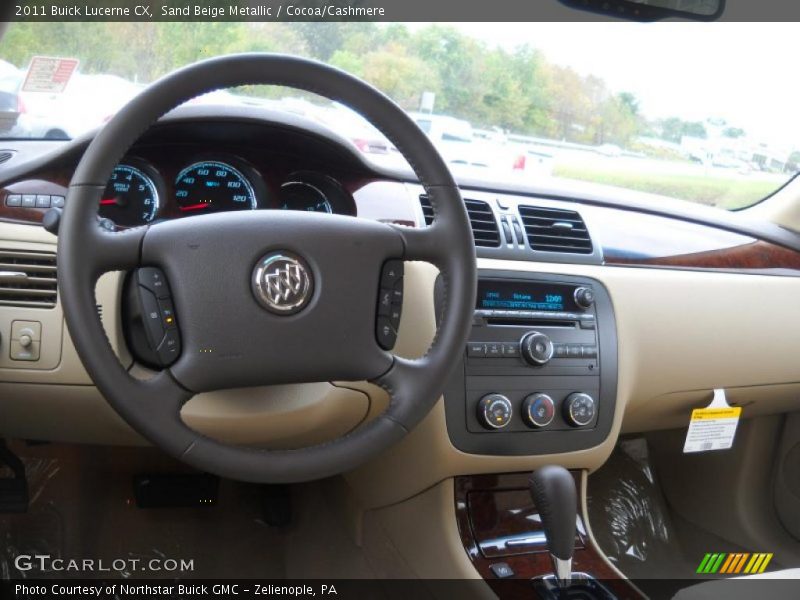 Sand Beige Metallic / Cocoa/Cashmere 2011 Buick Lucerne CX