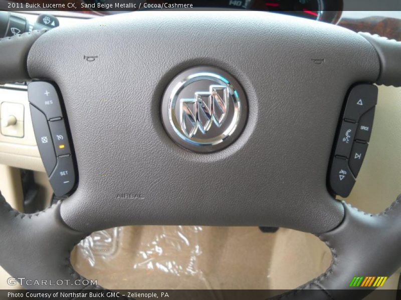 Sand Beige Metallic / Cocoa/Cashmere 2011 Buick Lucerne CX